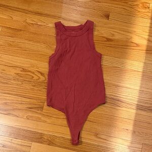 Aerie sleeveless ribbed bodysuit